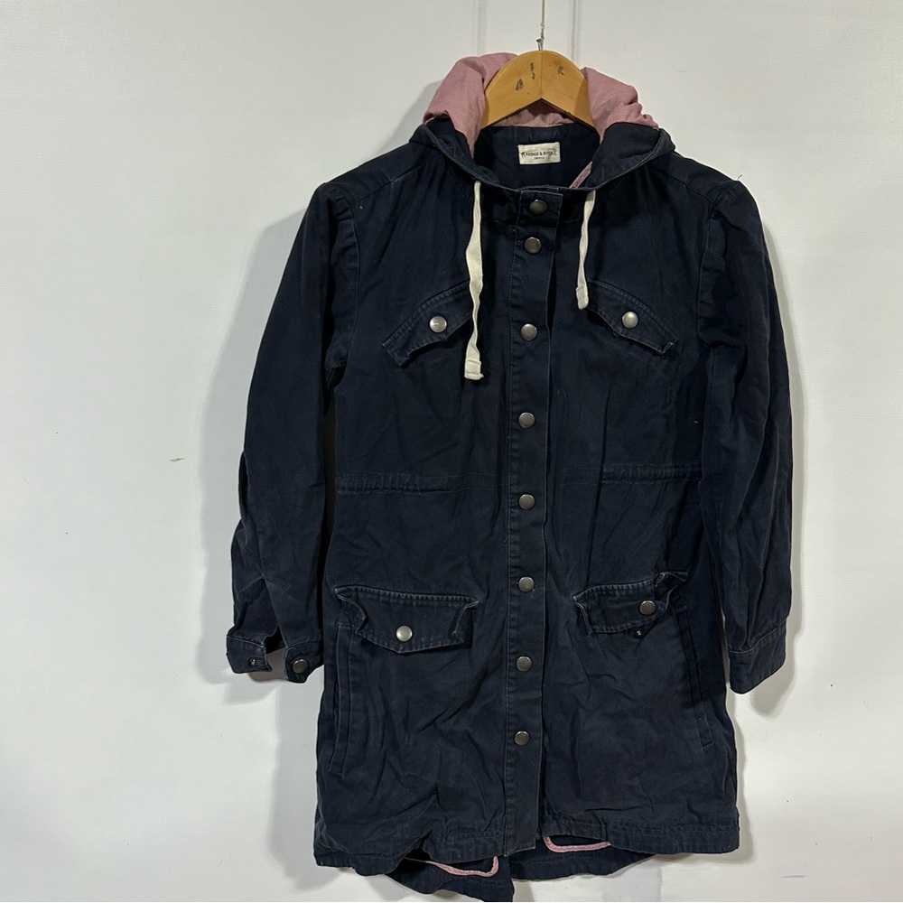 Bridge and burn hooded jacket